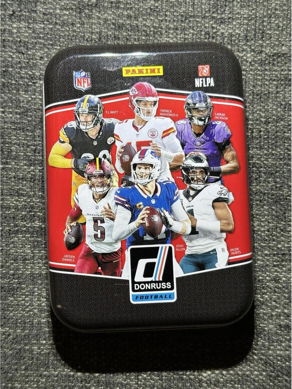(2) Lot 2025 Panini Donruss Football Trading 70+ Cards Holiday Tin Collectible